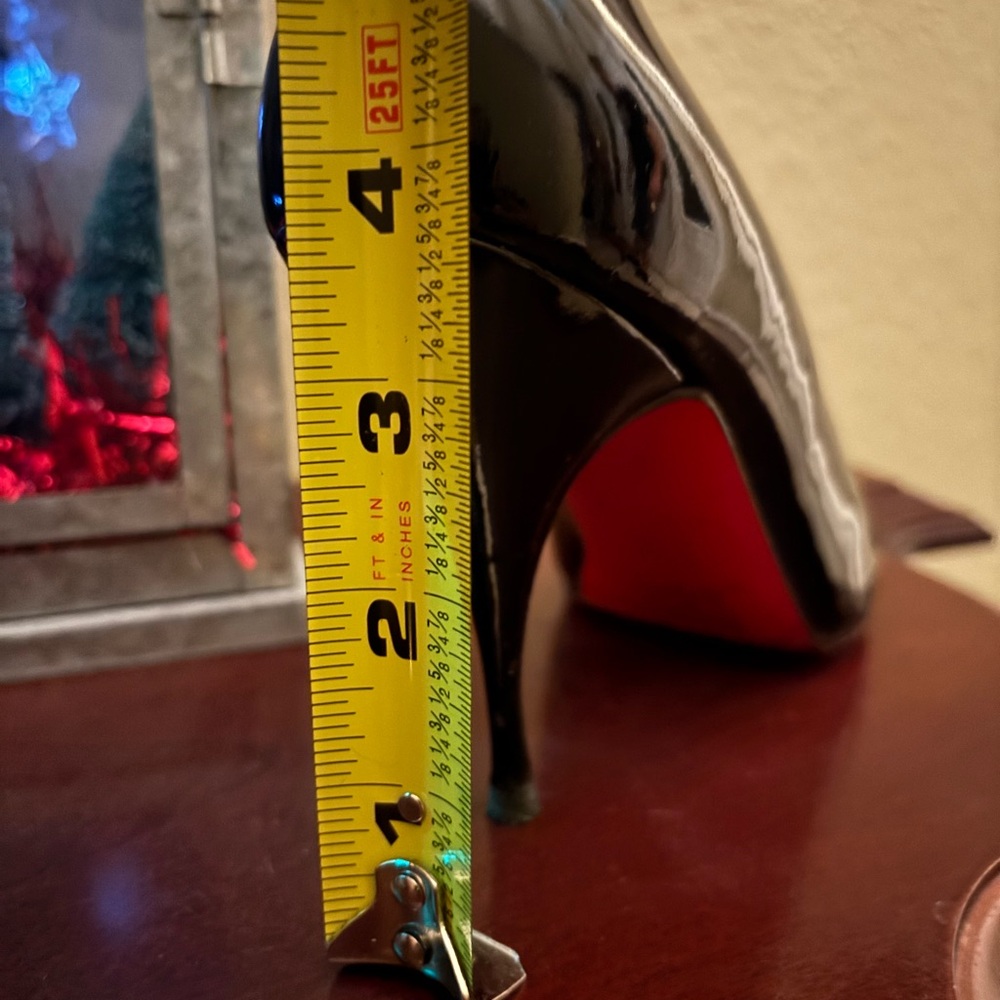 HURRY! Memorial SALE! Christian Louboutin Peep Toe Patent Leather Heel - Picture 14 of 14